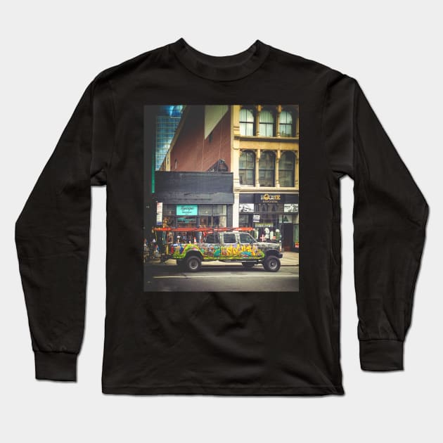 SoHo Street Graffiti Truck Manhattan New York City Long Sleeve T-Shirt by eleonoraingrid